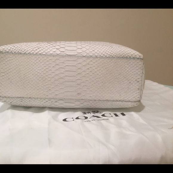 🆕LISTING RARE 💥COACH White Python Bag - Picture 3 of 8